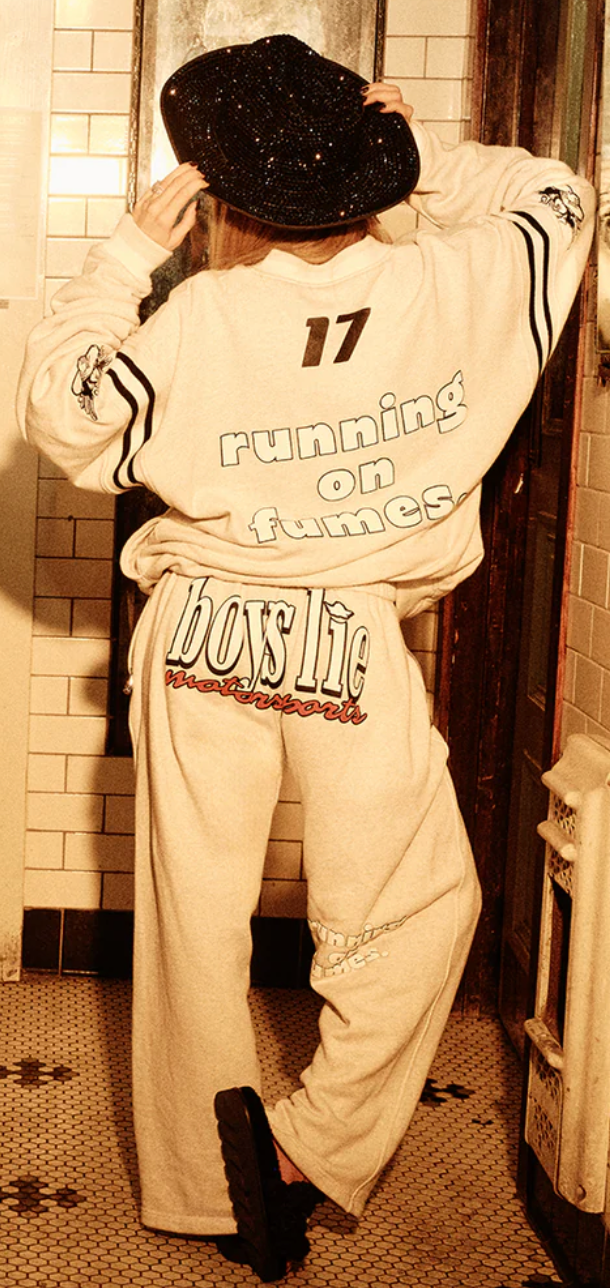 RUNNING ON FUMES JCREWNECK