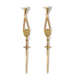 Amparo Rosary Earrings Gold