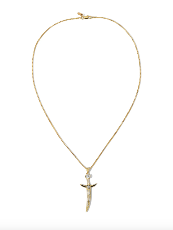 Amazon.com: CETVLY Tiny Sword Necklace for Women - Small Knife Pendant  Clavicle Necklace,14K Gold Plated Chain Dagger Necklace for Girls,Trendy  Simple Minimalism Jewelry Gifts for Men (rose gold) : Clothing, Shoes &